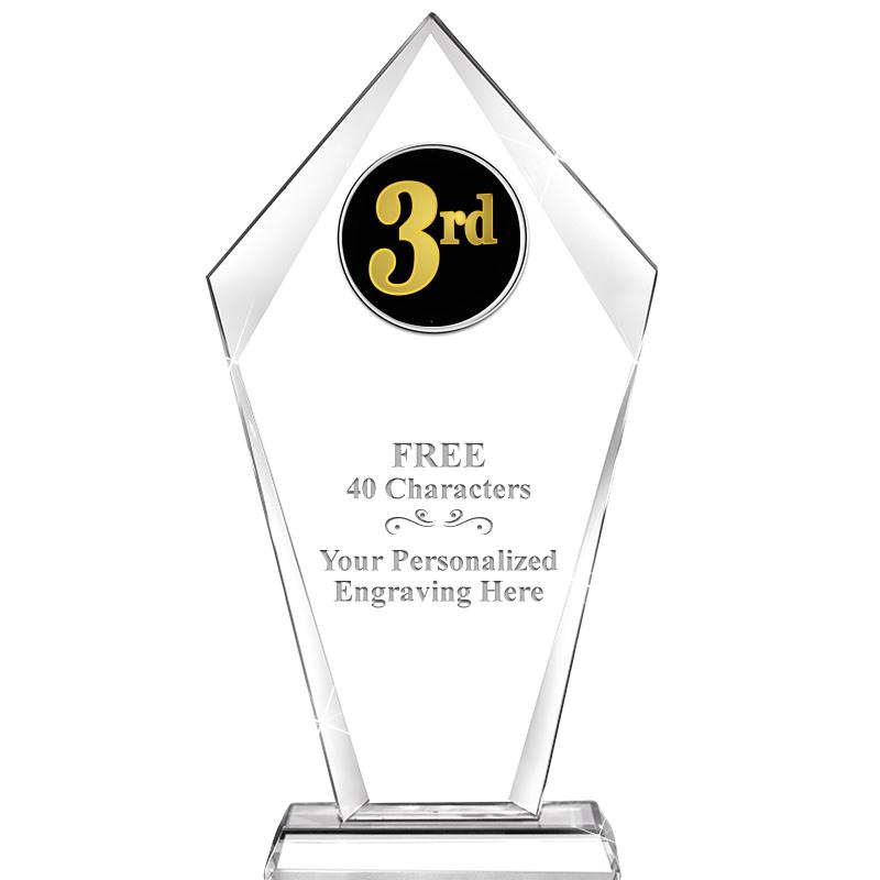 9.6" SENTINAL CRYSTAL W-INSERT