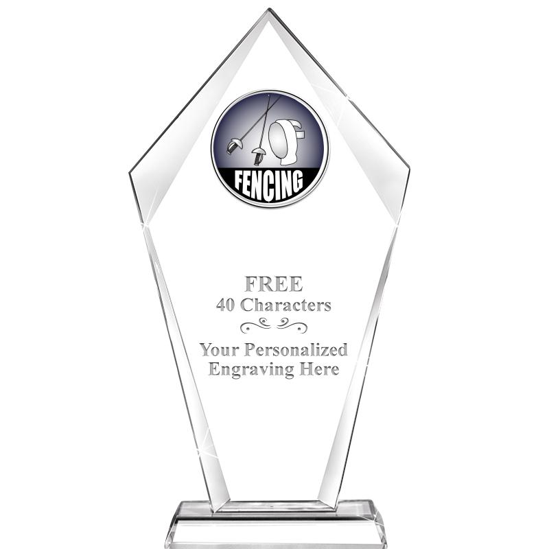 9.6" SENTINAL CRYSTAL W-INSERT