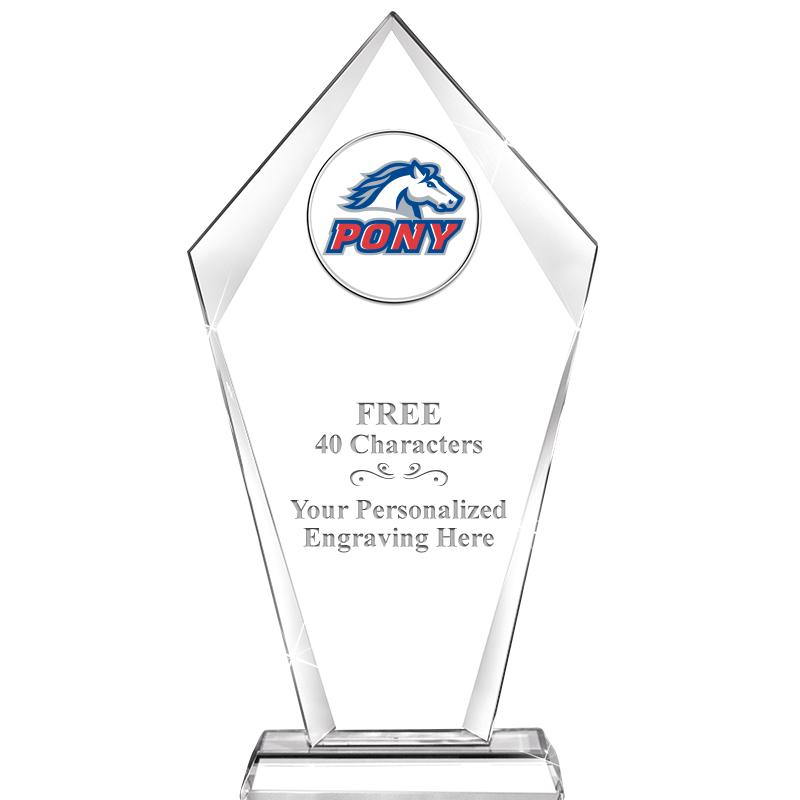 9.6" SENTINAL CRYSTAL W-INSERT