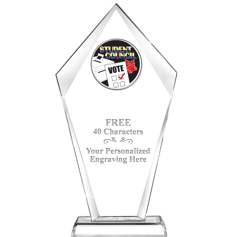 9.6" SENTINAL CRYSTAL W-INSERT