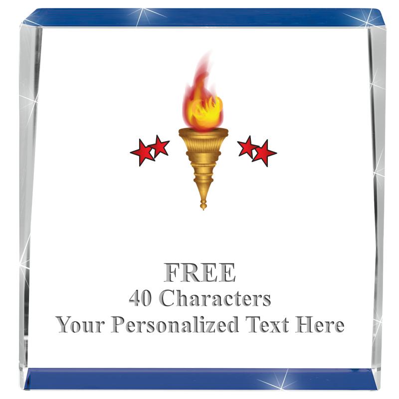 3" SPOTLIGHT BLUE CRYSTAL