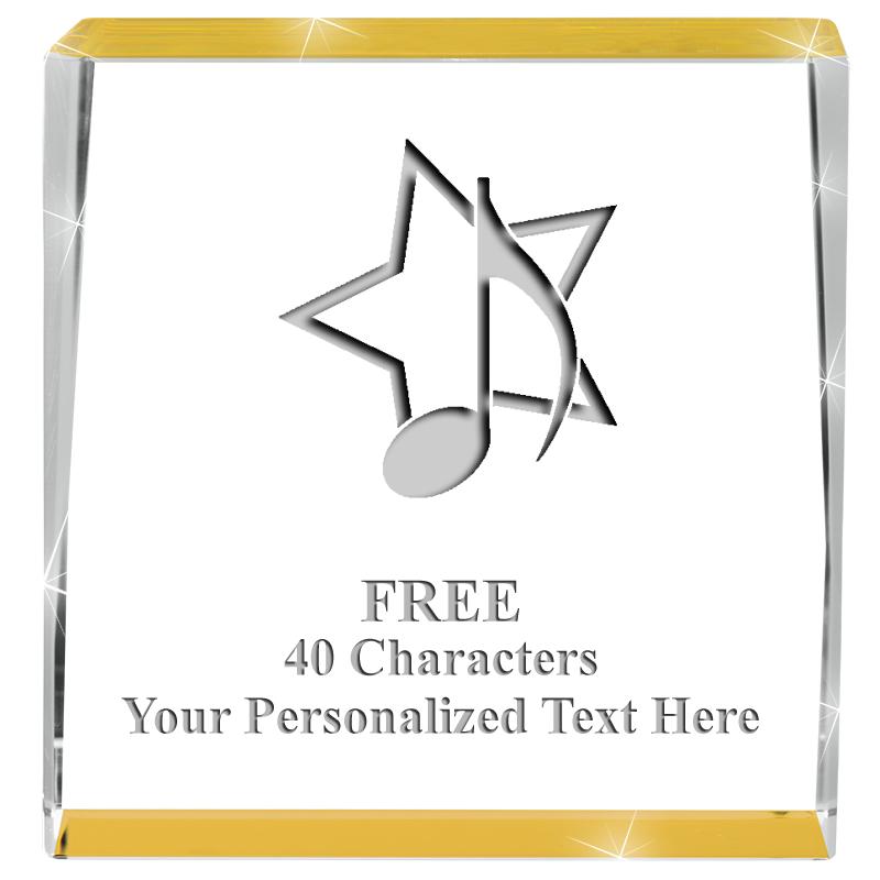 3" SPOTLIGHT GOLD CRYSTAL