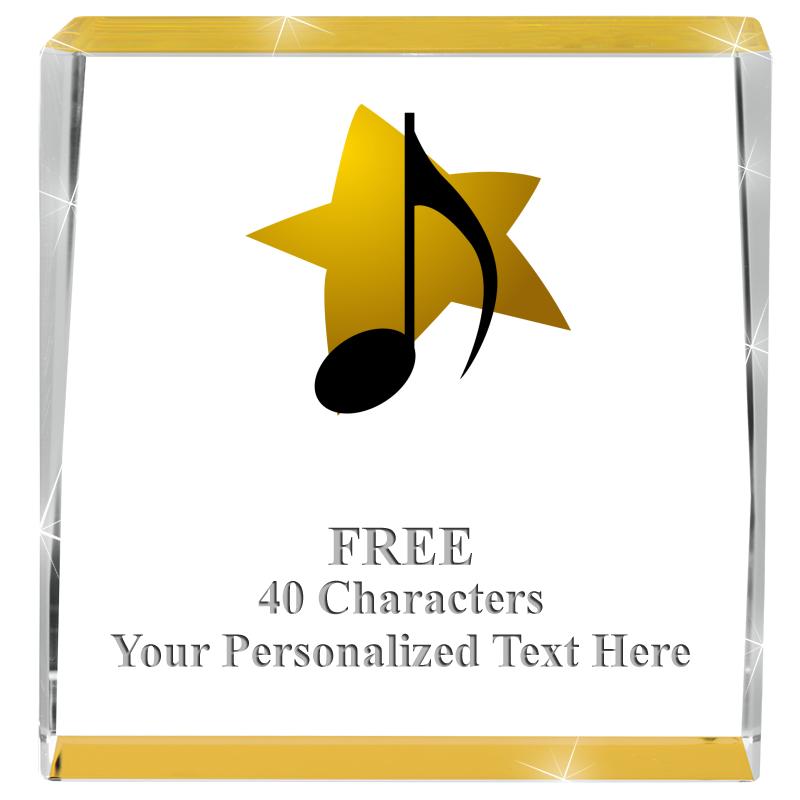 3" SPOTLIGHT GOLD CRYSTAL