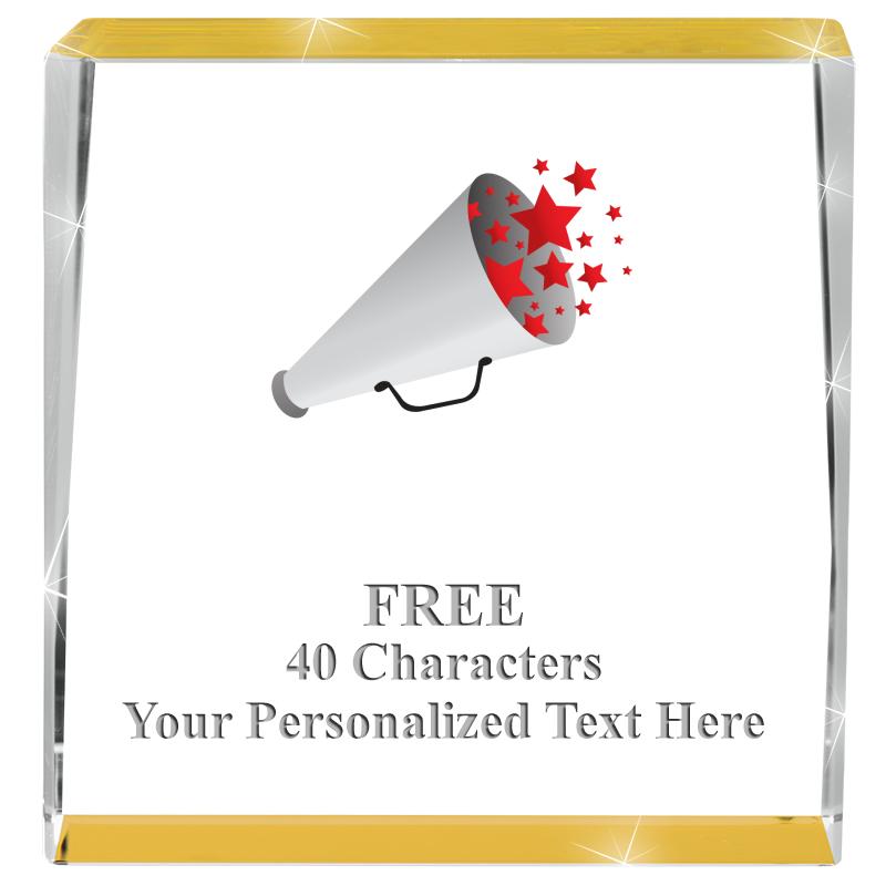 3" SPOTLIGHT GOLD CRYSTAL