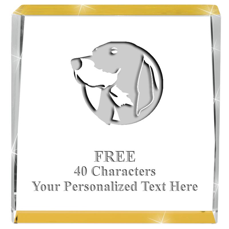 3" SPOTLIGHT GOLD CRYSTAL