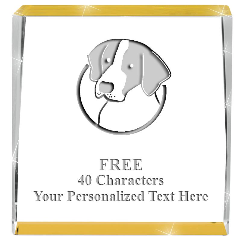 3" SPOTLIGHT GOLD CRYSTAL