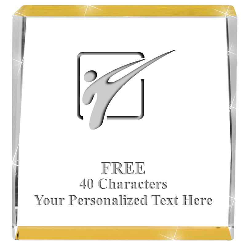 3" SPOTLIGHT GOLD CRYSTAL