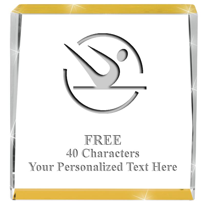 3" SPOTLIGHT GOLD CRYSTAL