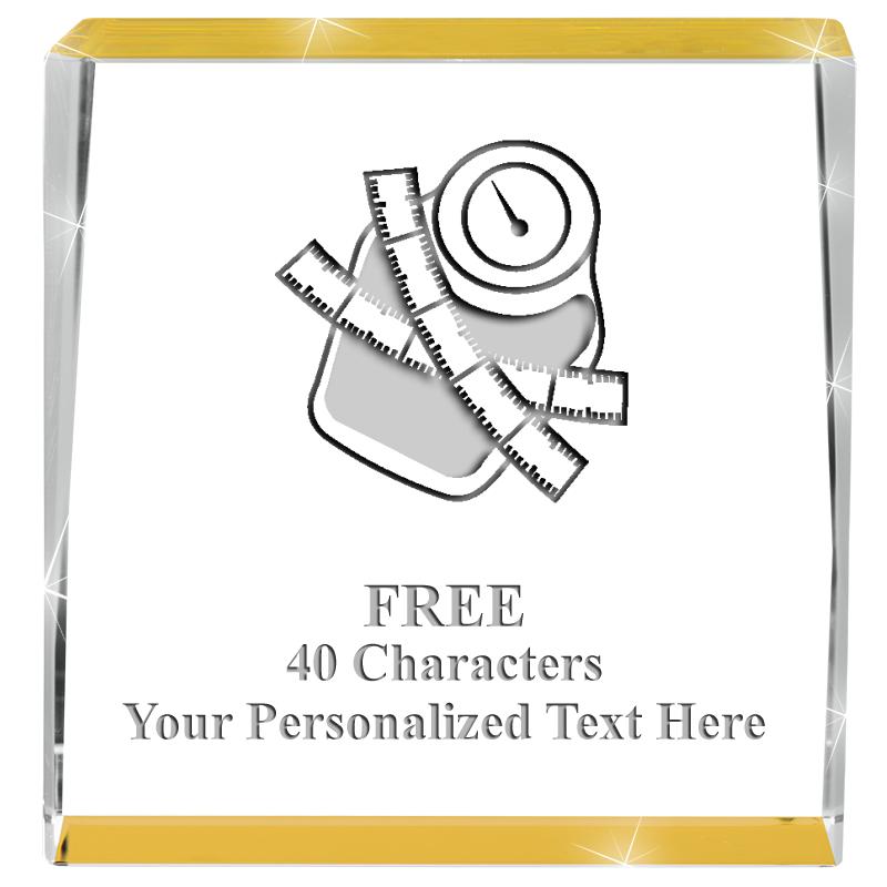 3" SPOTLIGHT GOLD CRYSTAL