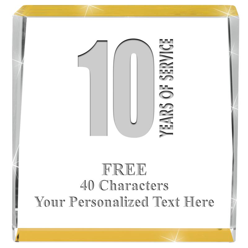 3" SPOTLIGHT GOLD CRYSTAL