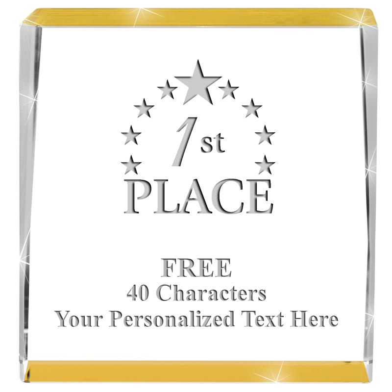 3" SPOTLIGHT GOLD CRYSTAL