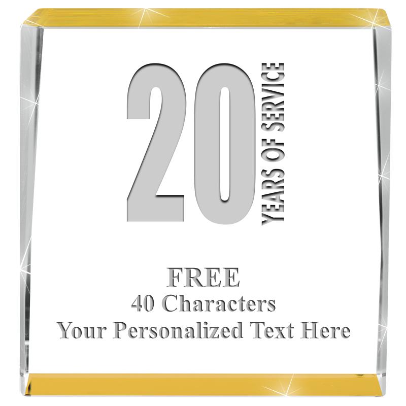 3" SPOTLIGHT GOLD CRYSTAL