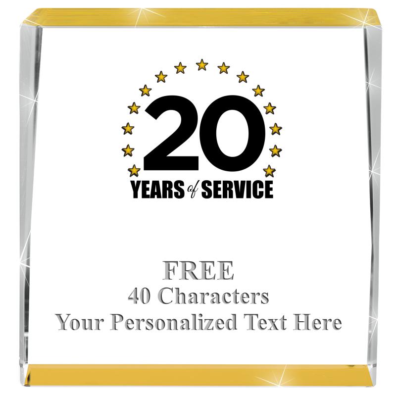 3" SPOTLIGHT GOLD CRYSTAL