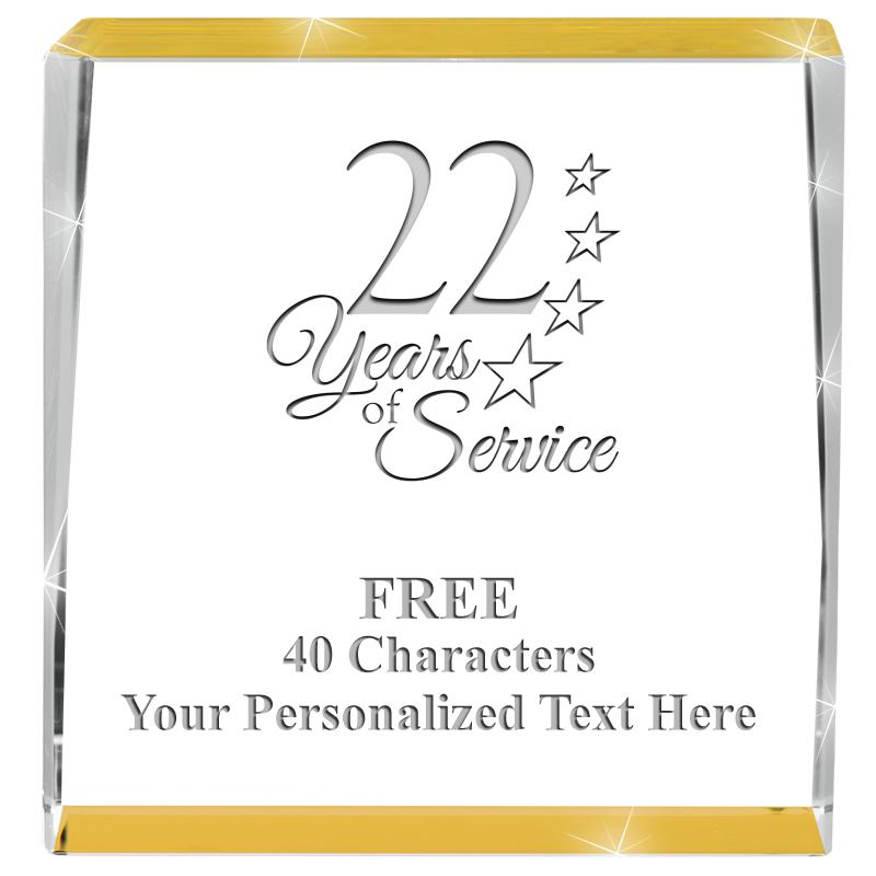 3" SPOTLIGHT GOLD CRYSTAL