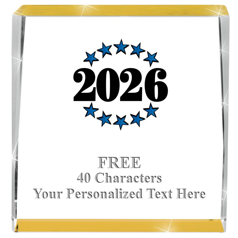 3" SPOTLIGHT GOLD CRYSTAL