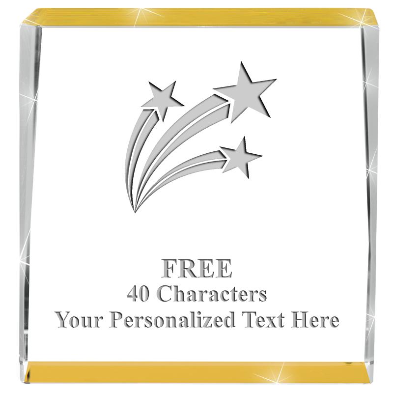 3" SPOTLIGHT GOLD CRYSTAL