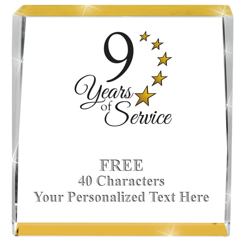 3" SPOTLIGHT GOLD CRYSTAL