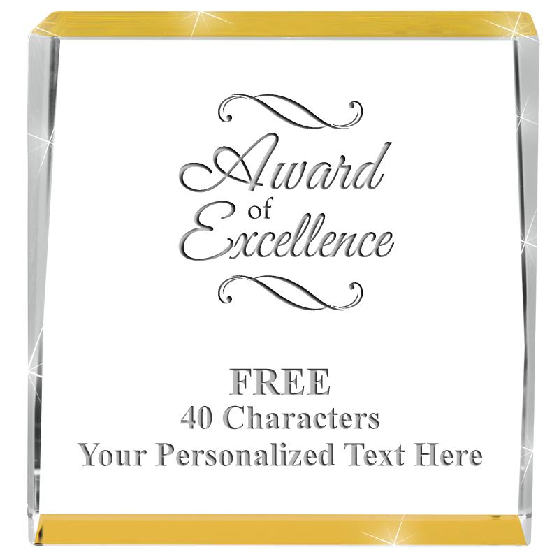 3" SPOTLIGHT GOLD CRYSTAL