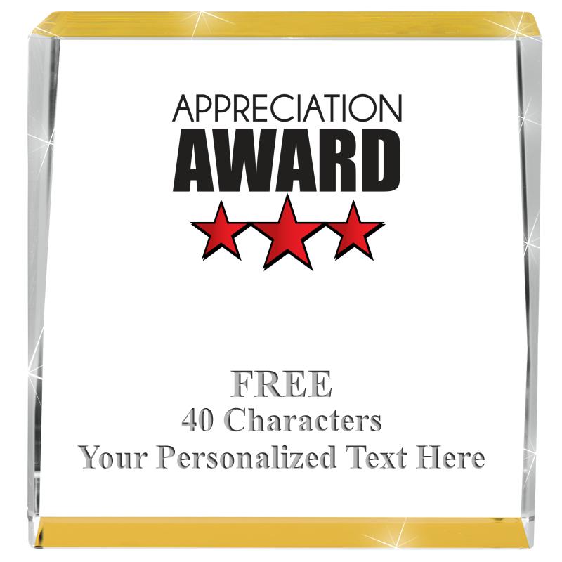 3" SPOTLIGHT GOLD CRYSTAL