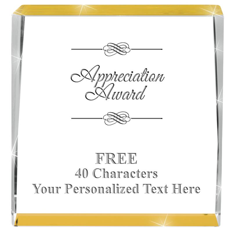 3" SPOTLIGHT GOLD CRYSTAL