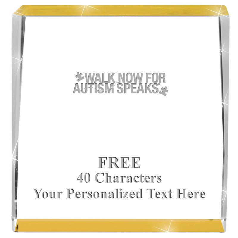 3" SPOTLIGHT GOLD CRYSTAL