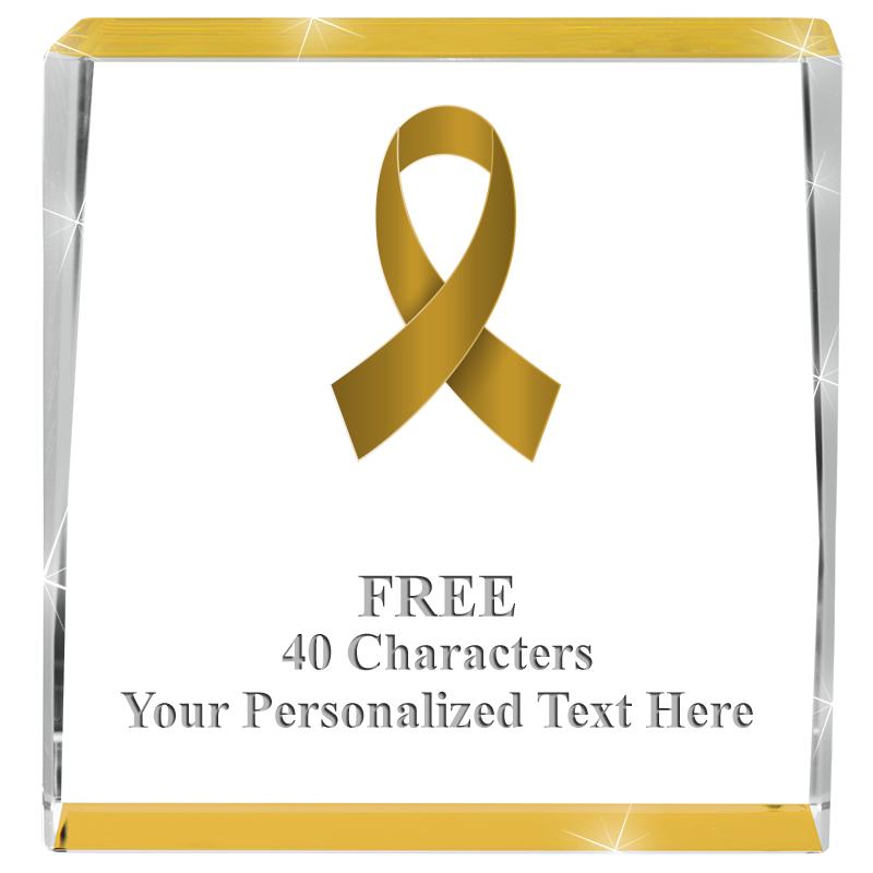 3" SPOTLIGHT GOLD CRYSTAL