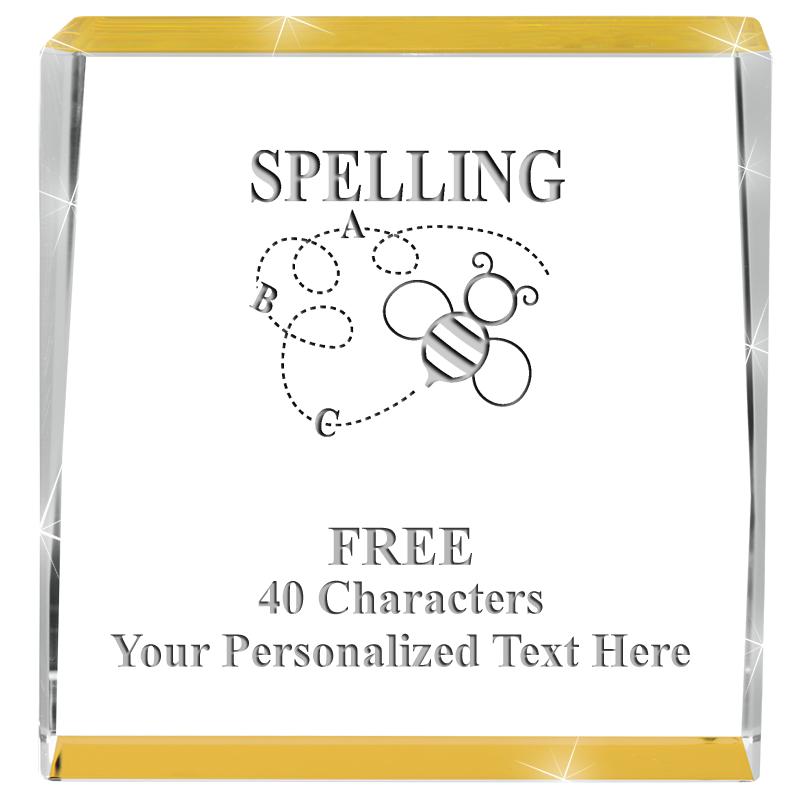 3" SPOTLIGHT GOLD CRYSTAL