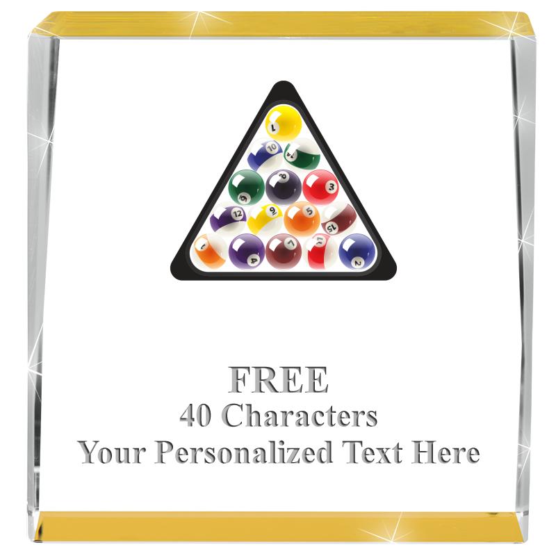 3" SPOTLIGHT GOLD CRYSTAL