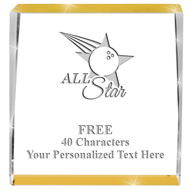 3" SPOTLIGHT GOLD CRYSTAL