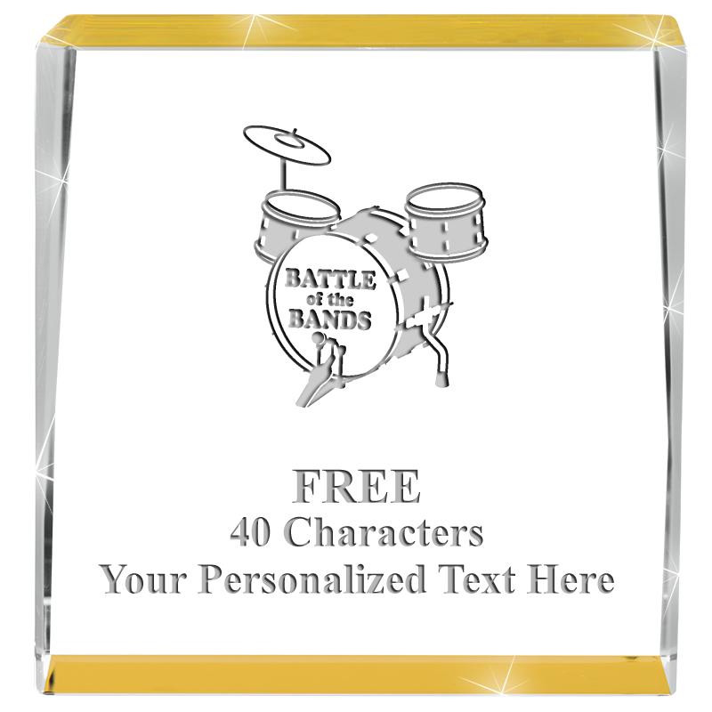 3" SPOTLIGHT GOLD CRYSTAL