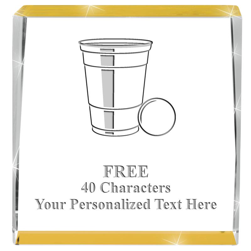 3" SPOTLIGHT GOLD CRYSTAL