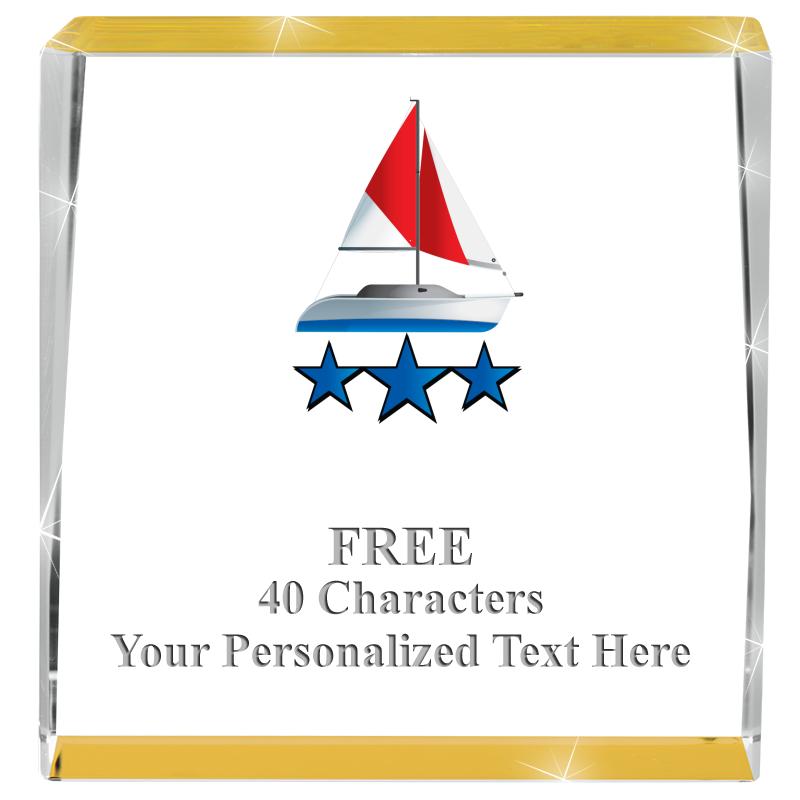 3" SPOTLIGHT GOLD CRYSTAL