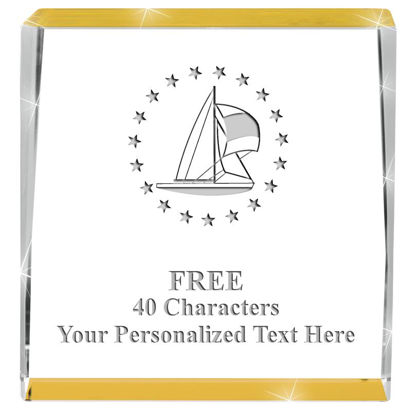 3" SPOTLIGHT GOLD CRYSTAL