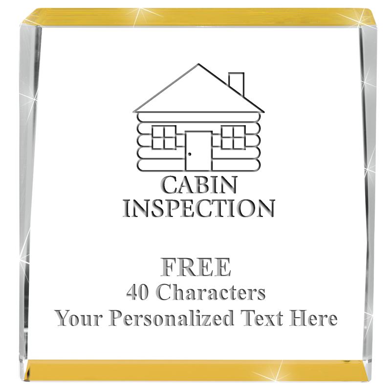 3" SPOTLIGHT GOLD CRYSTAL