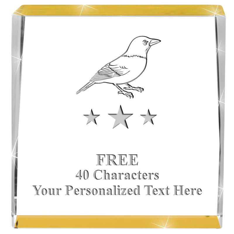 3" SPOTLIGHT GOLD CRYSTAL