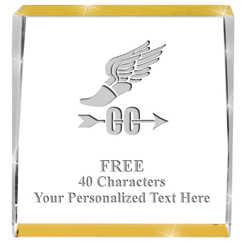 3" SPOTLIGHT GOLD CRYSTAL