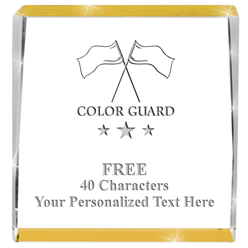 3" SPOTLIGHT GOLD CRYSTAL