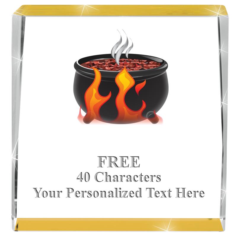 3" SPOTLIGHT GOLD CRYSTAL