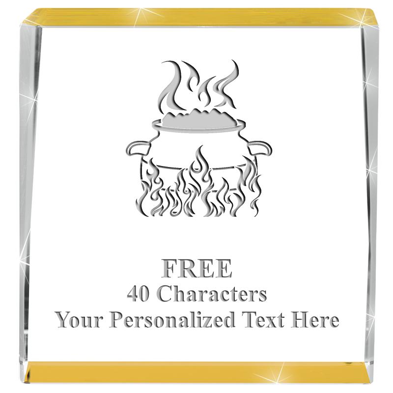 3" SPOTLIGHT GOLD CRYSTAL