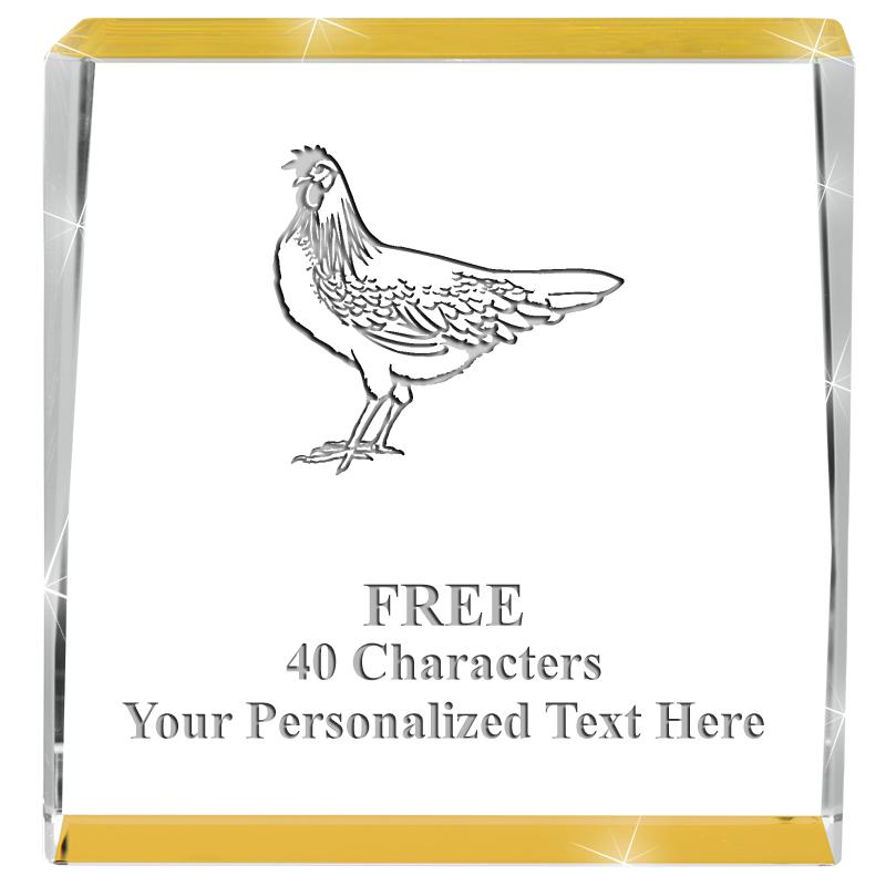 3" SPOTLIGHT GOLD CRYSTAL