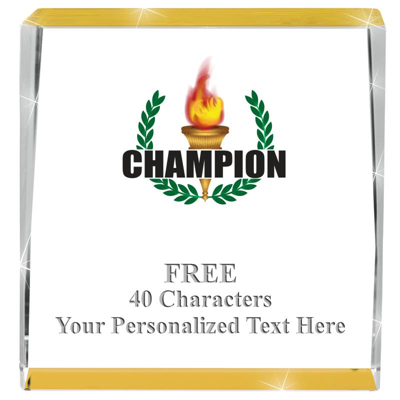 3" SPOTLIGHT GOLD CRYSTAL