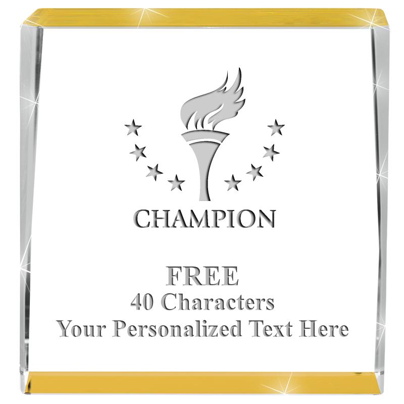 3" SPOTLIGHT GOLD CRYSTAL