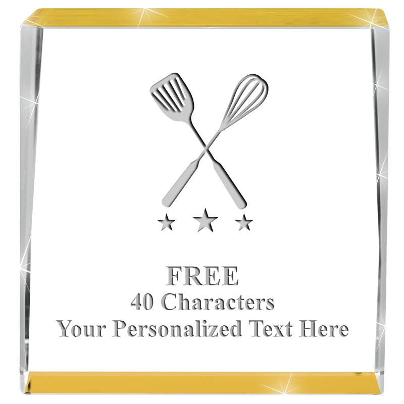 3" SPOTLIGHT GOLD CRYSTAL