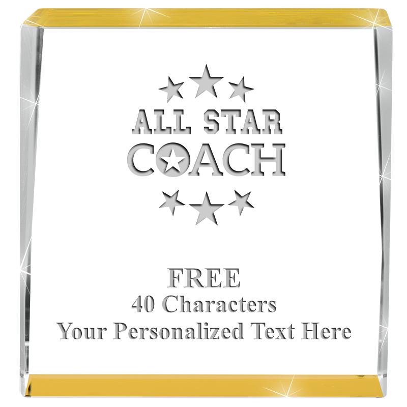 3" SPOTLIGHT GOLD CRYSTAL