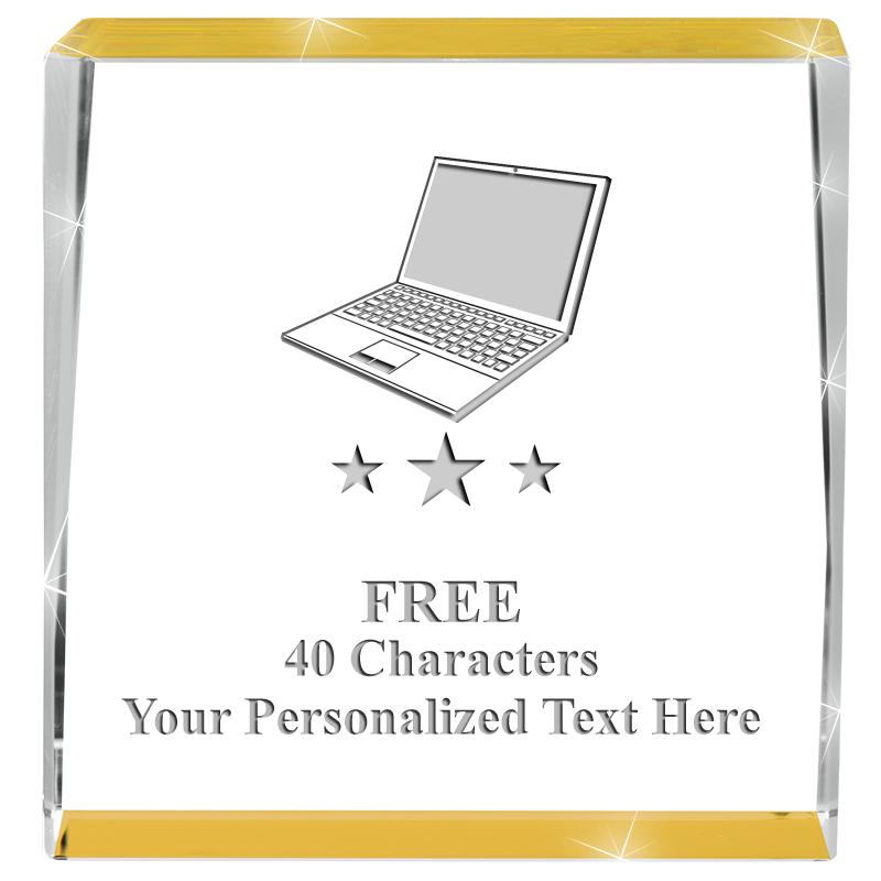 3" SPOTLIGHT GOLD CRYSTAL