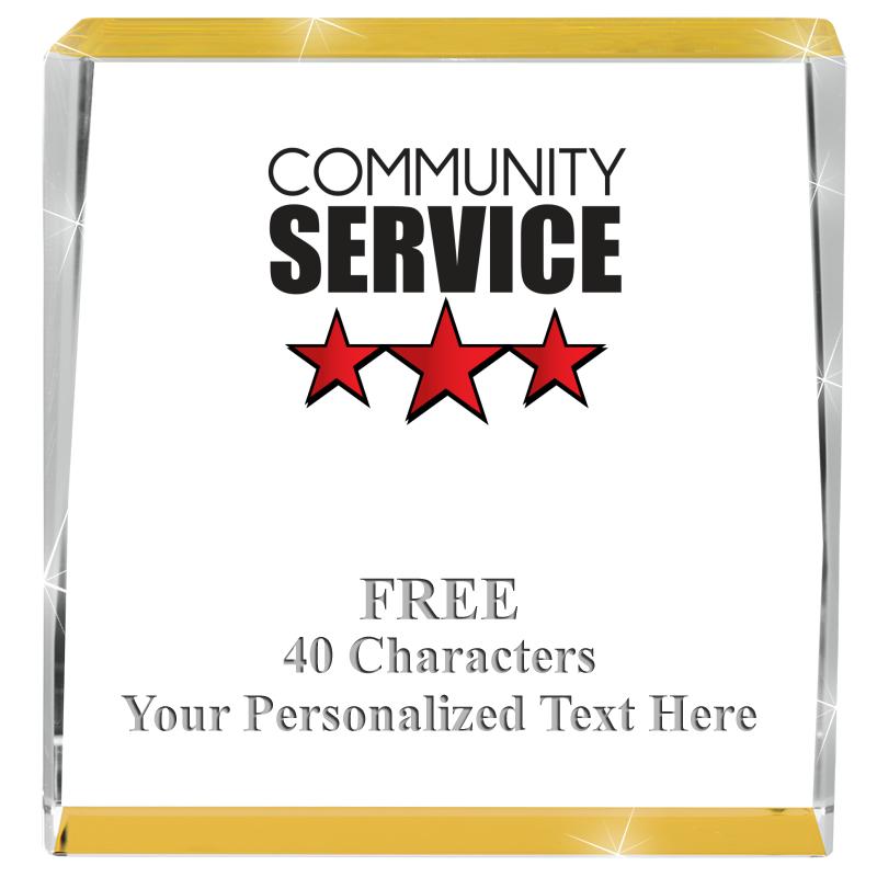 3" SPOTLIGHT GOLD CRYSTAL