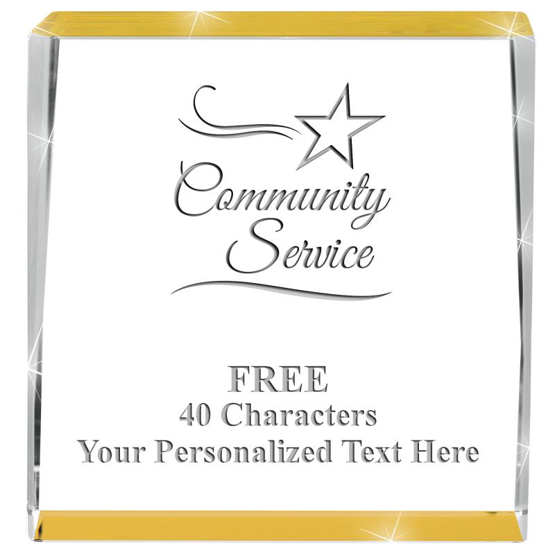 3" SPOTLIGHT GOLD CRYSTAL