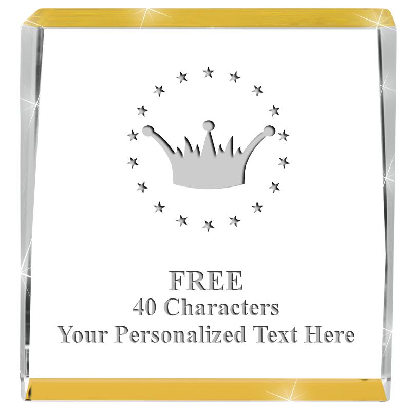 3" SPOTLIGHT GOLD CRYSTAL