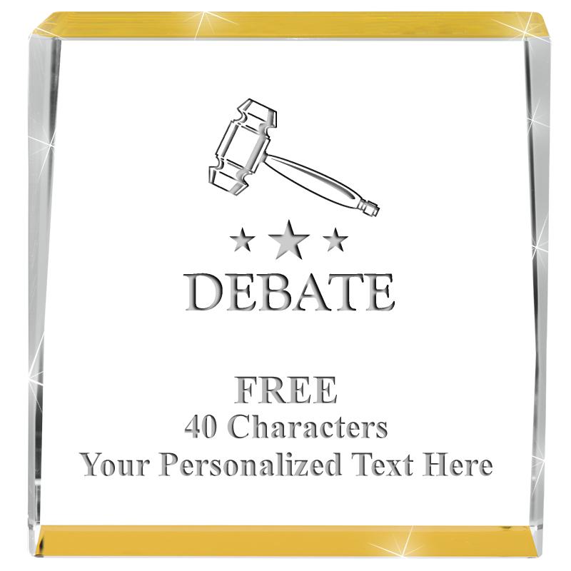 3" SPOTLIGHT GOLD CRYSTAL