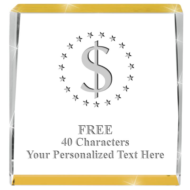 3" SPOTLIGHT GOLD CRYSTAL